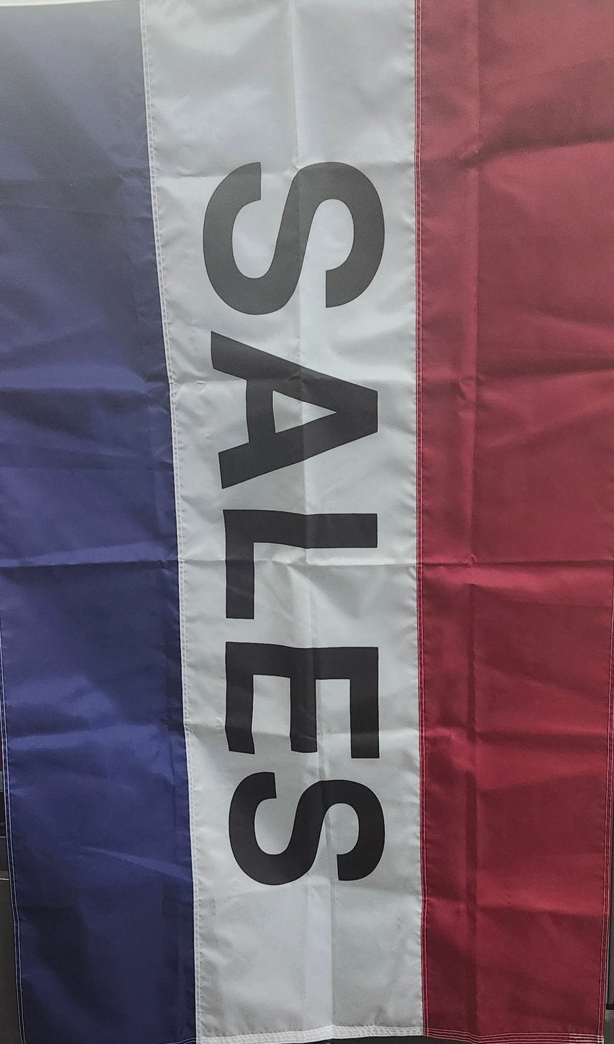 5'x3' Vertical Sales Message Flag - Liberty Flag & Specialty