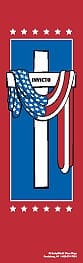 96" x 30" Sunbrella Street Banner - INVICTO - Liberty Flag & Specialty