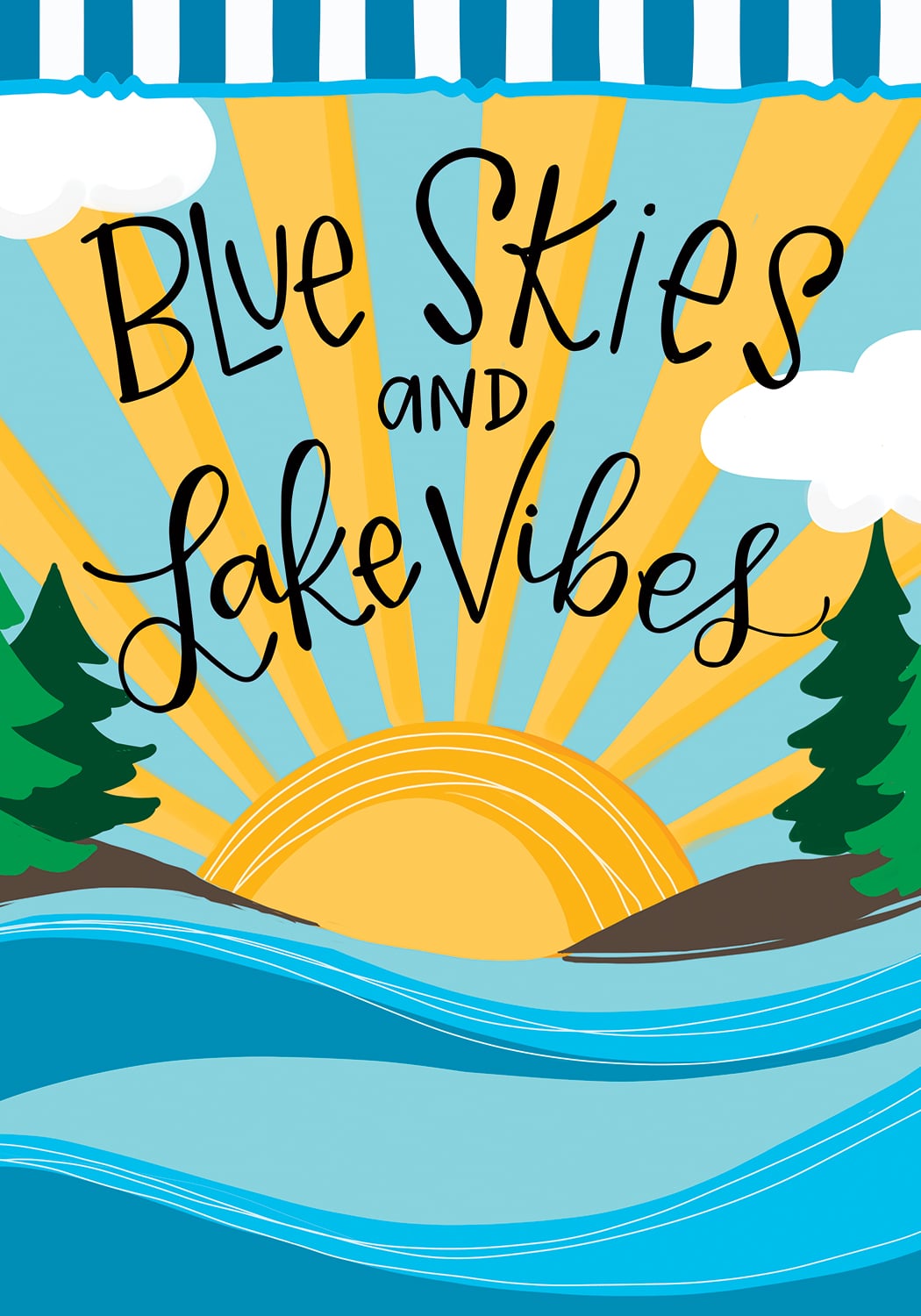 Lake Vibes House Banner