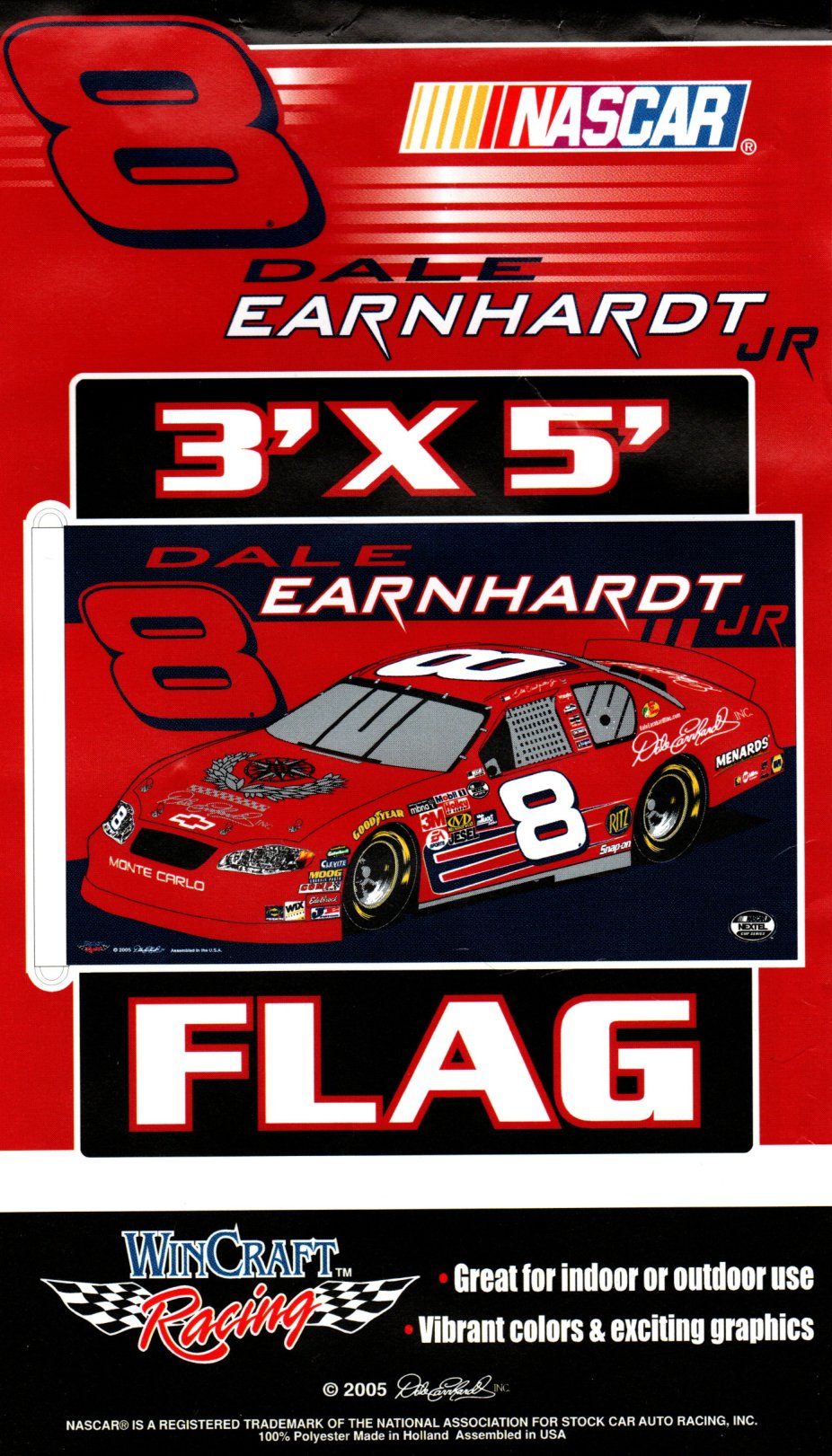 Dale Jr. #8 3x5 Flag - Liberty Flag & Specialty