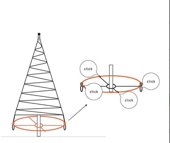 Fairybell Flex Bottom Cross - Liberty Flag & Specialty