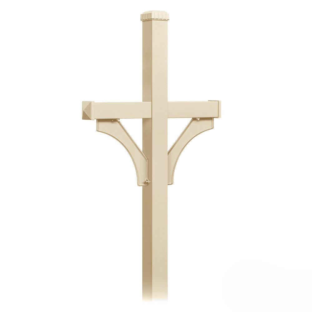 HD Aluminum Double Mailbox Post - Liberty Flag & Specialty