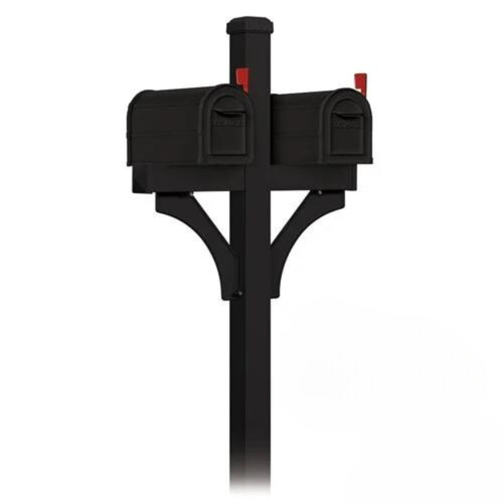 HD Aluminum Double Mailbox Post - Liberty Flag & Specialty