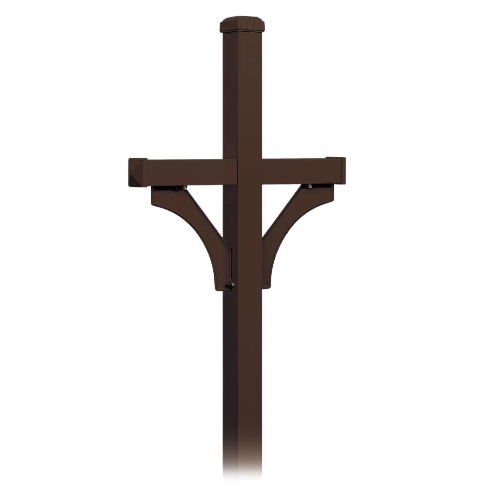 HD Aluminum Double Mailbox Post - Liberty Flag & Specialty