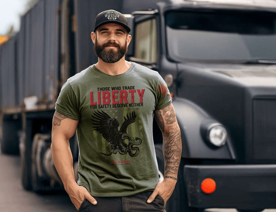 Hold Fast Liberty Eagle T-Shirt - Liberty Flag & Specialty