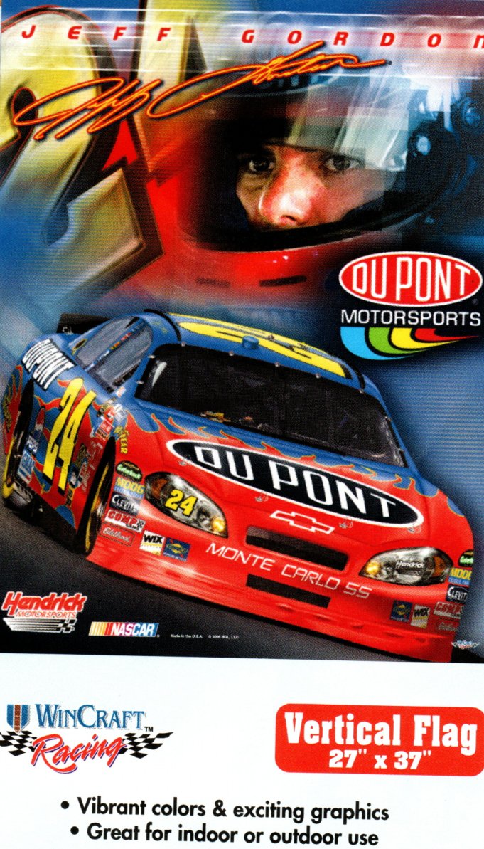 Jeff Gordon Vertical Flag - Liberty Flag & Specialty