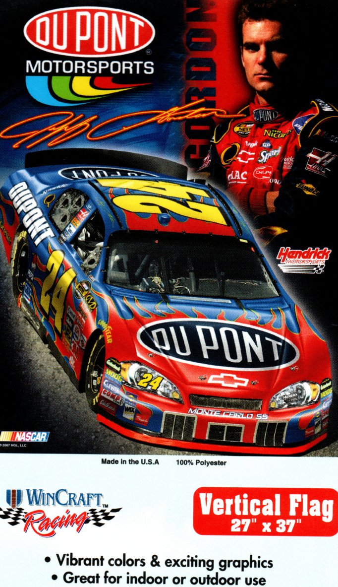 Jeff Gordon Vertical Flag - Liberty Flag & Specialty
