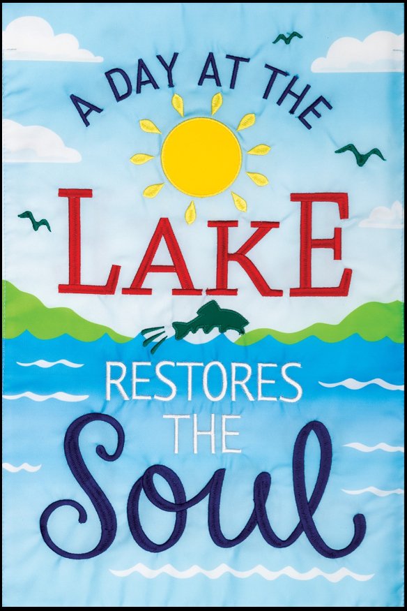 Lake Soul Garden Banner - Liberty Flag & Specialty