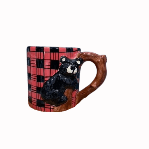Plaid Bear Mug - Liberty Flag & Specialty