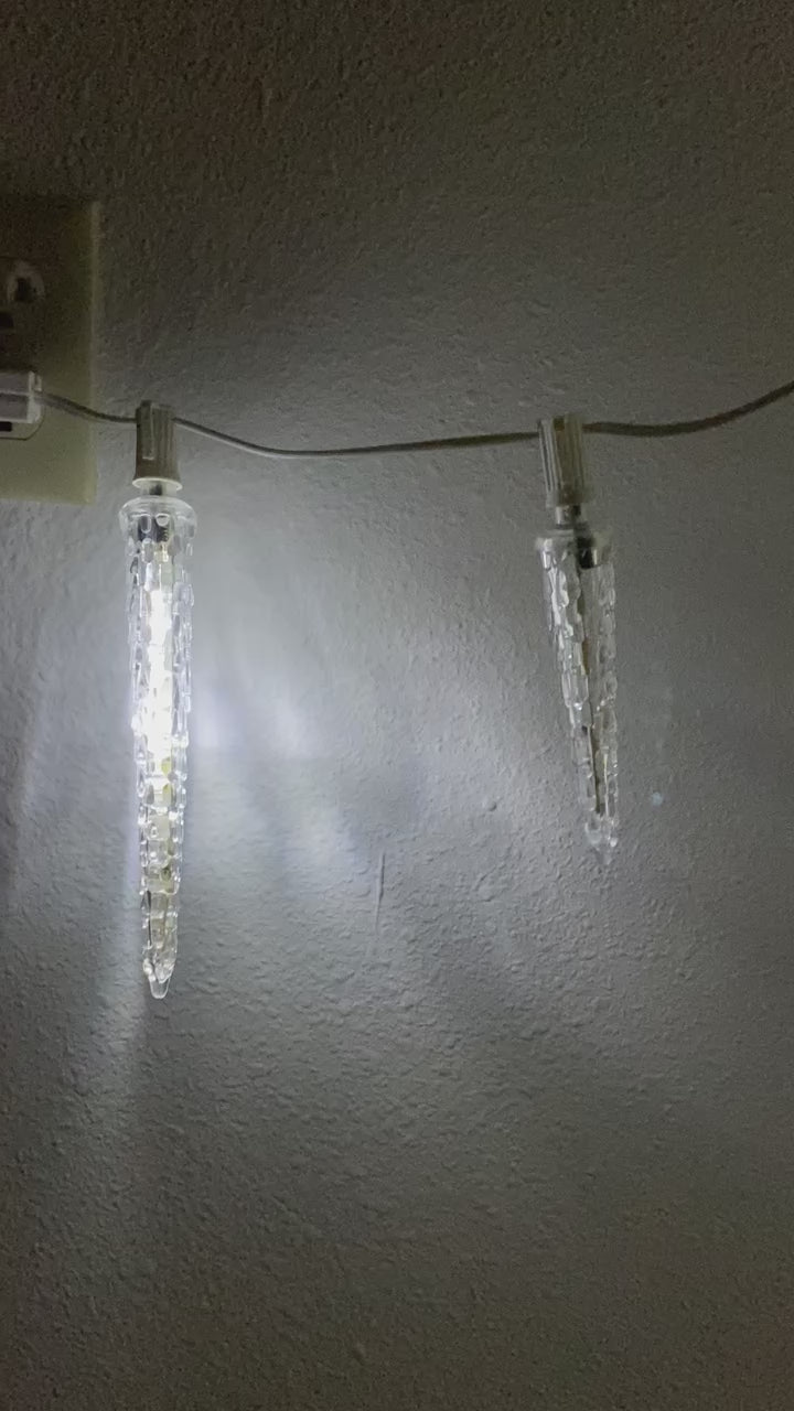 C7 LED Falling Icicle Bulbs