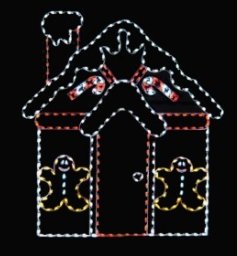 10' Silhouette Gingerbread House - Liberty Flag & Specialty
