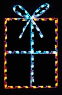 3' Silhouette Christmas Package - Liberty Flag & Specialty