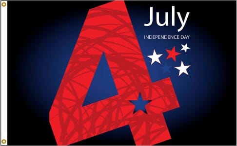 3' x 5' 4th of July - Liberty Flag & Specialty