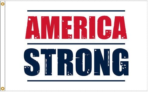 3' x 5' America Strong - Liberty Flag & Specialty