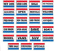 3' x 5' Message Flags R/W/B - Liberty Flag & Specialty