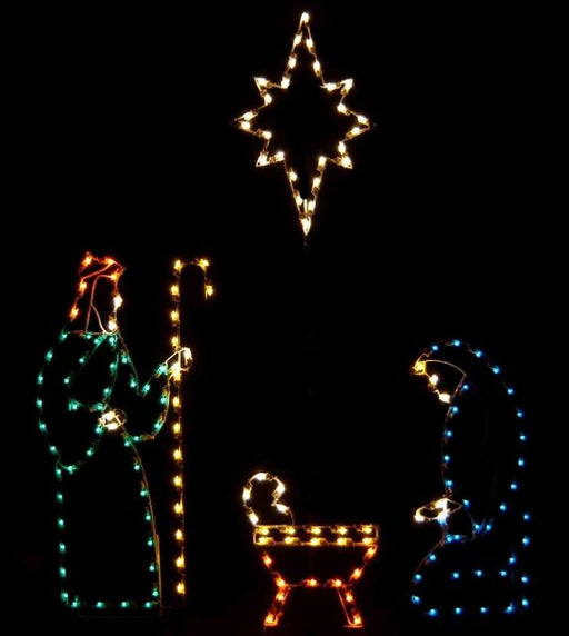 4 Piece Starter Nativity - Liberty Flag & Specialty