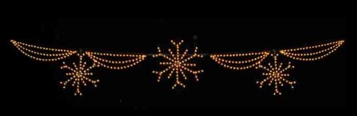 40' Silhouette Snowflake Skyline - Liberty Flag & Specialty
