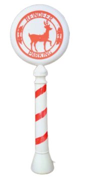 52" Reindeer Parking Sign - Liberty Flag & Specialty