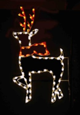 6' Deer with Scarf Pole Mount - Liberty Flag & Specialty