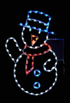 6' Silhouette Snowman Pole Mount - Liberty Flag & Specialty