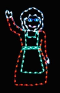 6' Waving Mrs. Clause - Liberty Flag & Specialty