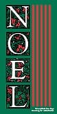 60" x 30" Sunbrella Street Banner - Noel - Liberty Flag & Specialty