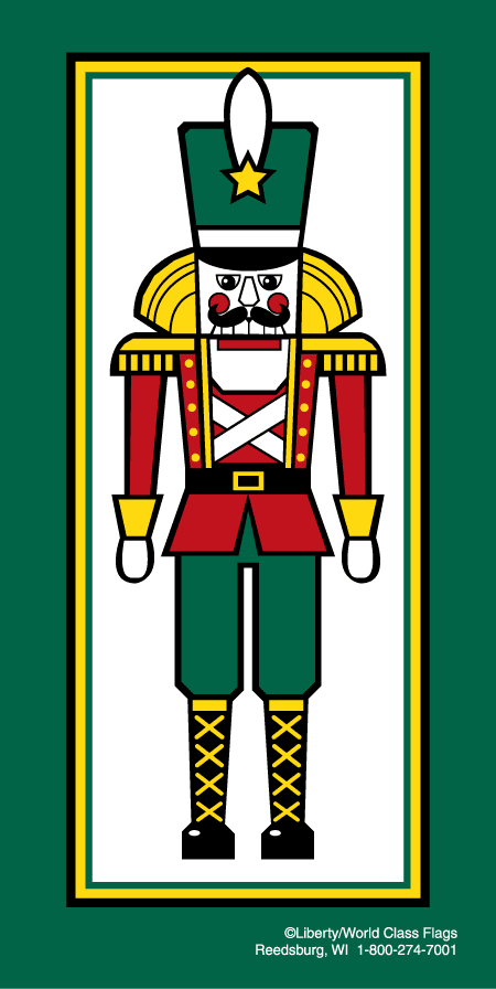 60" x 30" Sunbrella Street Banner - Nutcracker - Liberty Flag & Specialty