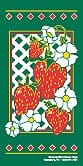 60" x 30" Sunbrella Street Banner - Strawberries - Liberty Flag & Specialty