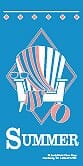 60" x 30" Sunbrella Street Banner - Summer Chair - Liberty Flag & Specialty