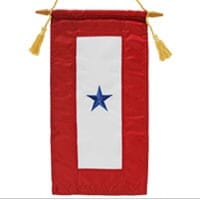 8" x 15" One Star Service Banner - Liberty Flag & Specialty