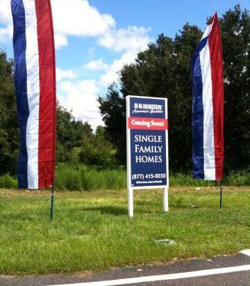 8' x 3' Tall Attention Flags - Liberty Flag & Specialty