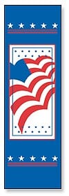 96" x 30" Sunbrella Street Banner - American Flag - Liberty Flag & Specialty
