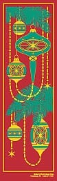 96" x 30" Sunbrella Street Banner - Christmas Ornaments - Liberty Flag & Specialty