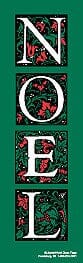 96" x 30" Sunbrella Street Banner - Noel - Liberty Flag & Specialty