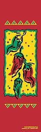 96" x 30" Sunbrella Street Banner - Peppers - Liberty Flag & Specialty