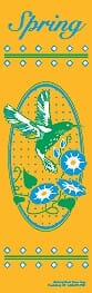 96" x 30" Sunbrella Street Banner - Spring Hummingbird - Liberty Flag & Specialty