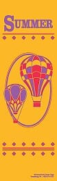 96" x 30" Sunbrella Street Banner - Summer Balloons - Liberty Flag & Specialty