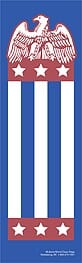 96" x 30" Sunbrella Street Banner - US Eagle - Liberty Flag & Specialty