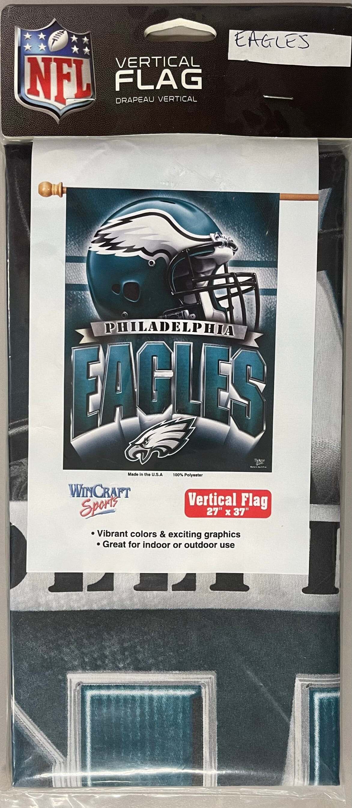 Philadelphia Eagles Banners- 27" x 37" vendor-unknown Helmet