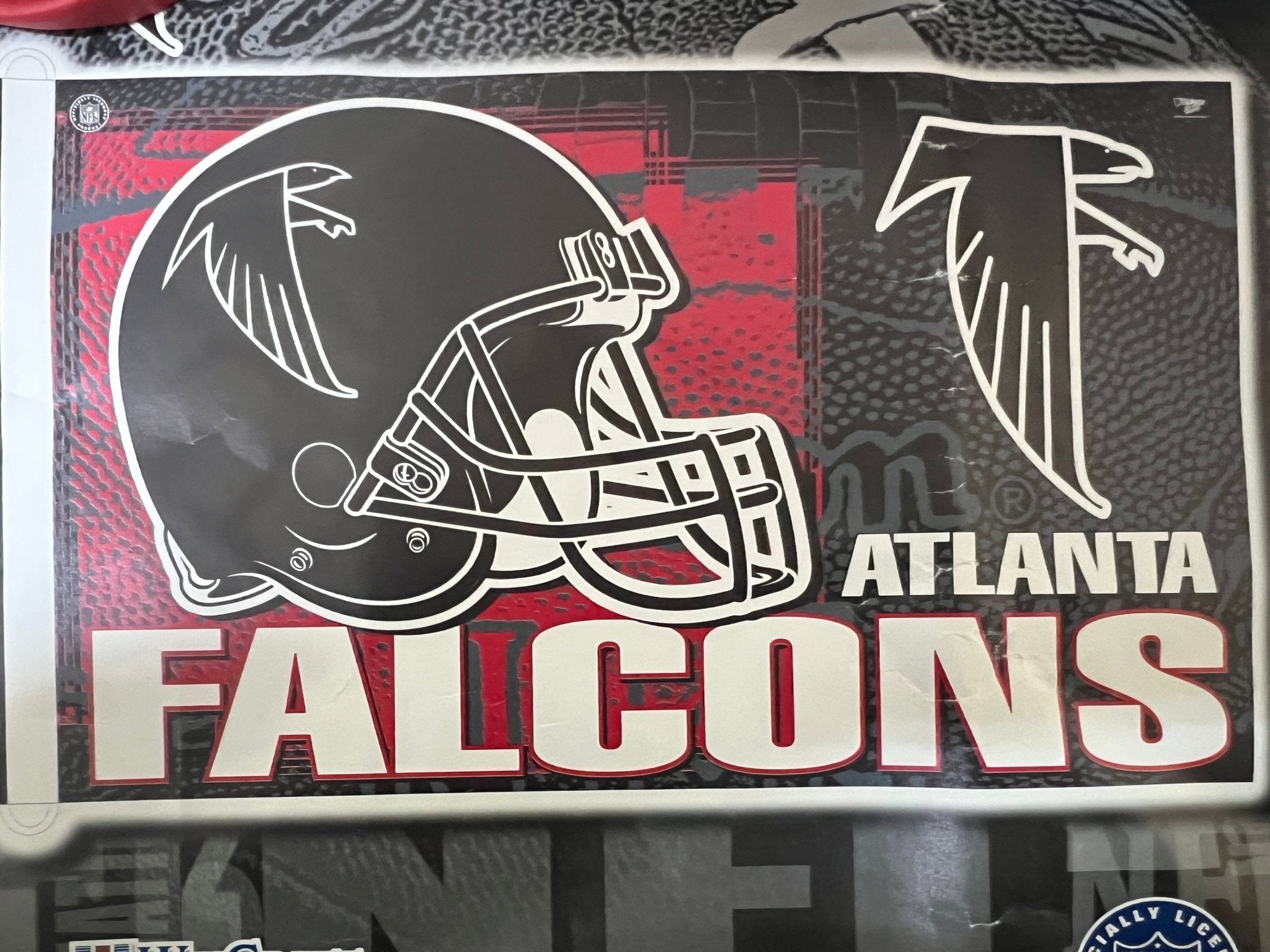 Atlanta Falcons Flag Old Helmet Liberty Flag