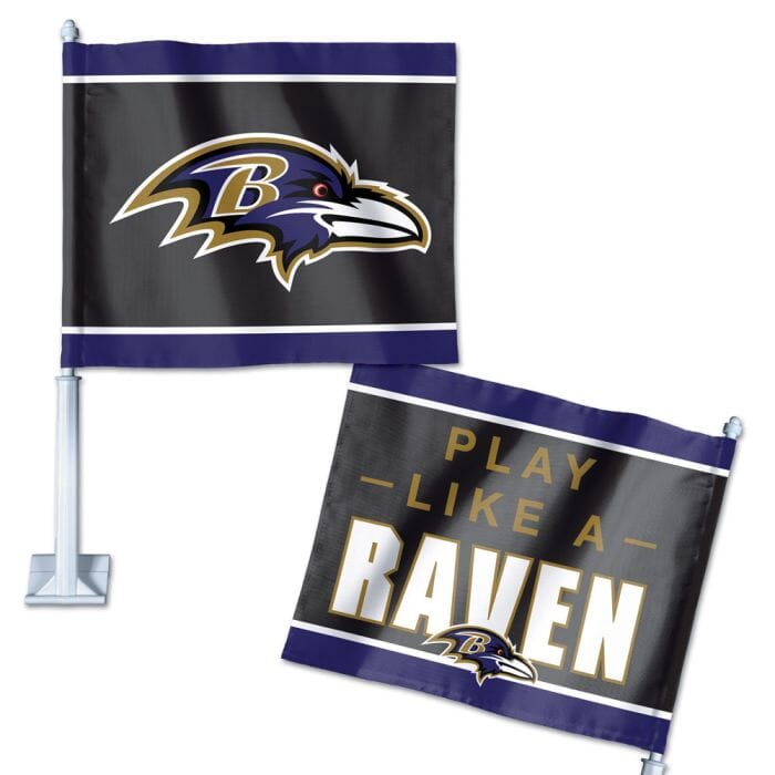 Baltimore Ravens Car Flag - Liberty Flag & Specialty