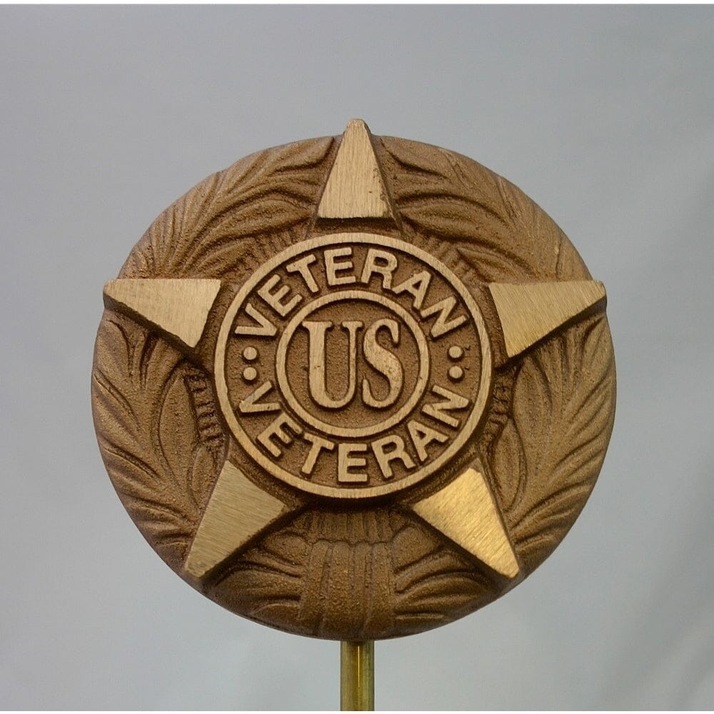 Bronze Grave Markers - Liberty Flag & Specialty