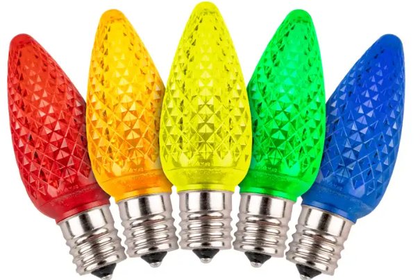 C9 LED Retrofit Bulbs - Liberty Flag & Specialty