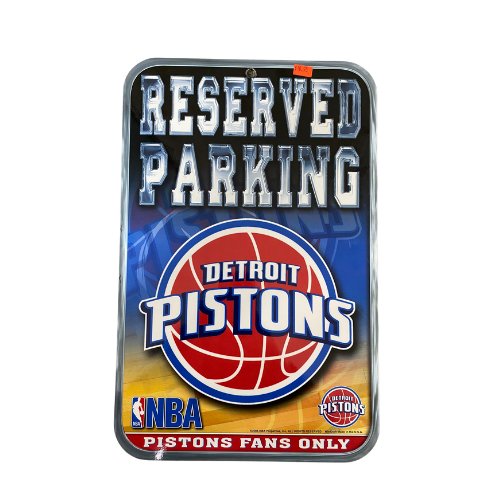 Detroit Pistons Reserved Parking Sign - Liberty Flag & Specialty