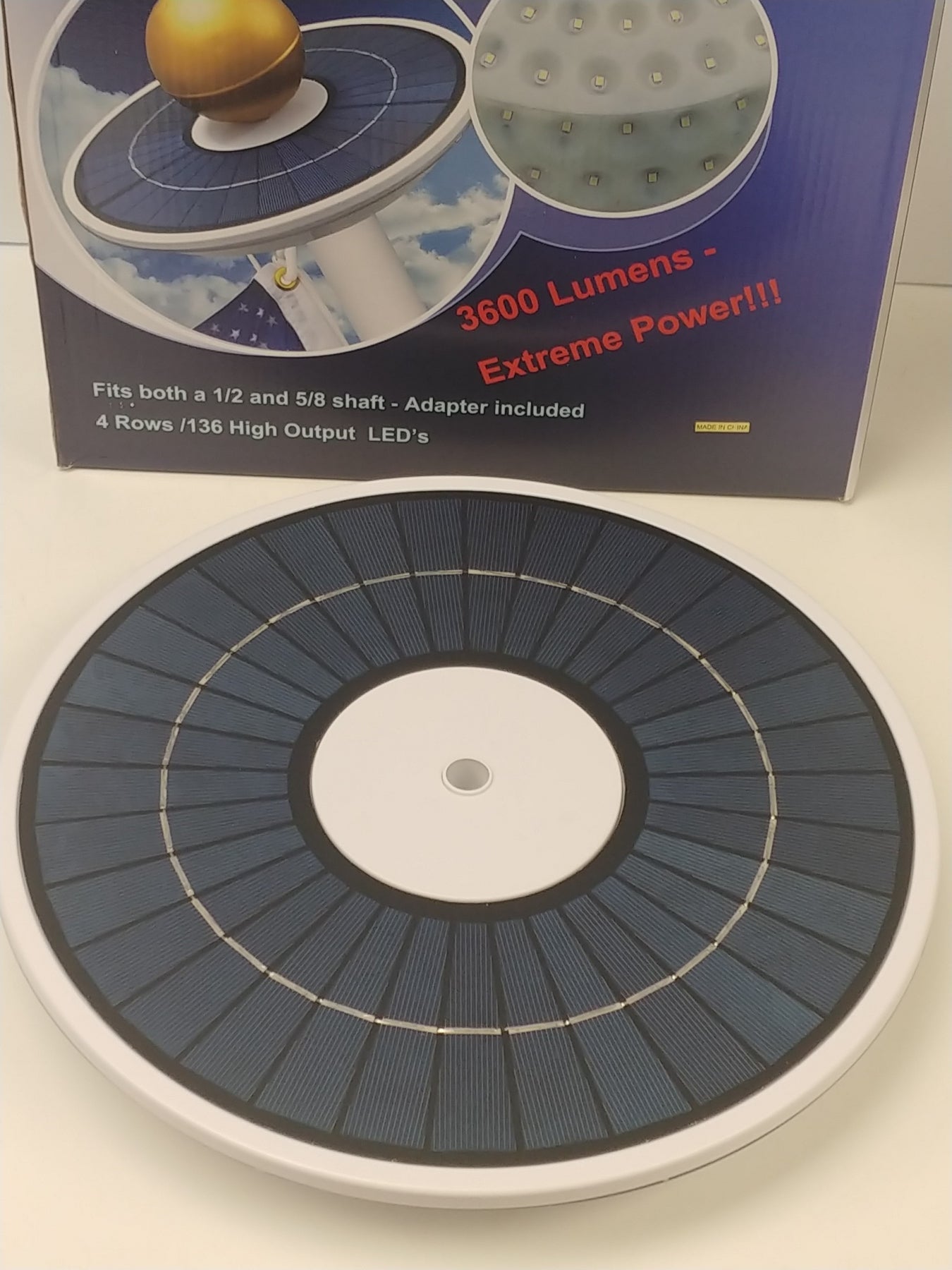 Heavy Duty Solar LED Light - Liberty Flag & Specialty