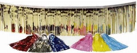Metallic Fringe- 14" drop x 10' - Liberty Flag & Specialty