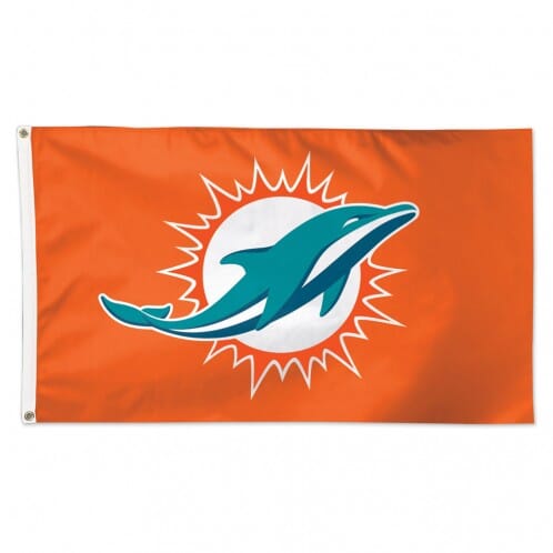 Miami Dolphins Flags- Orange - Liberty Flag & Specialty