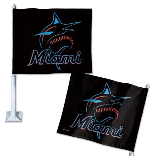 Miami Marlins Car Flag - Liberty Flag & Specialty