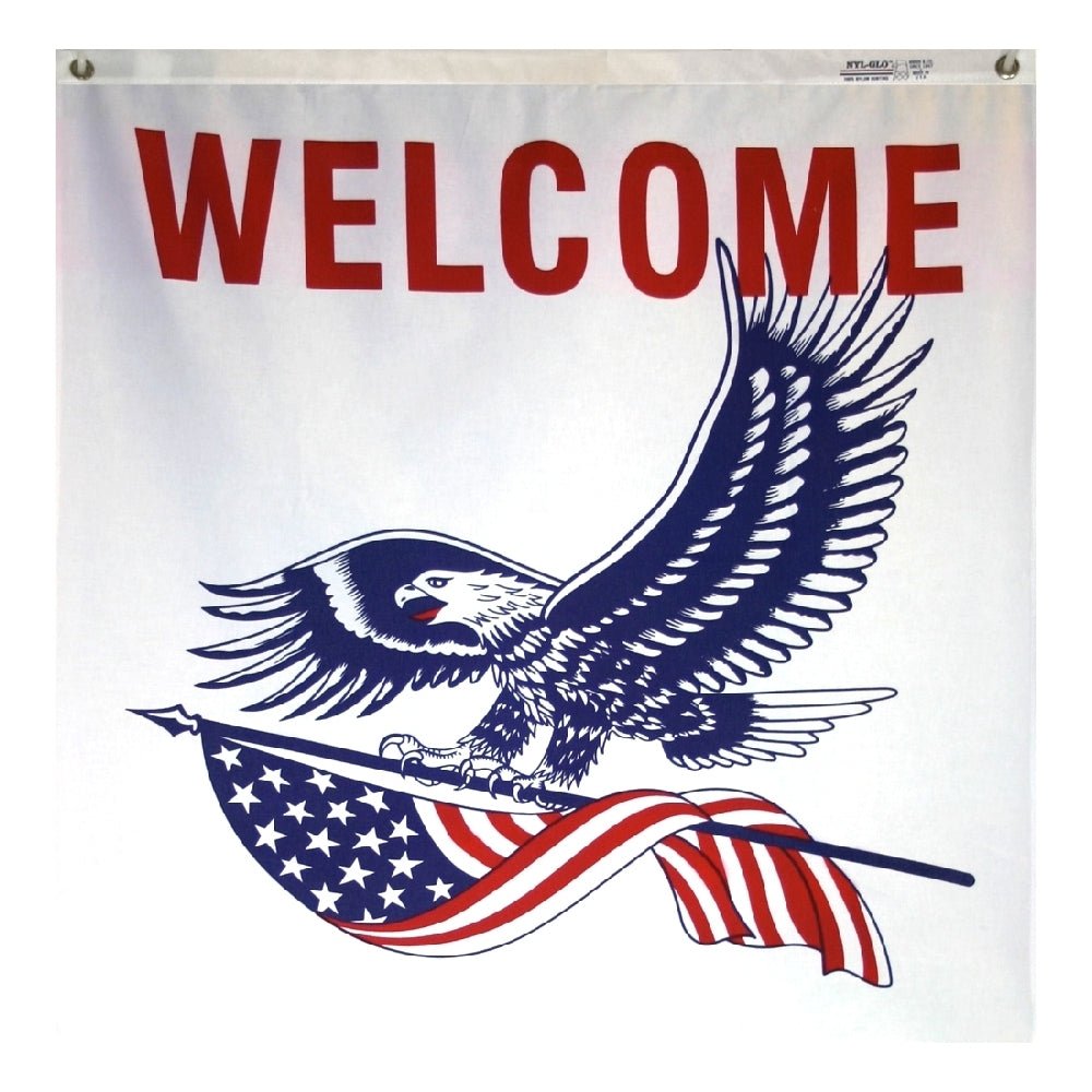 Patriotic Half Pleated Fan - Liberty Flag & Specialty