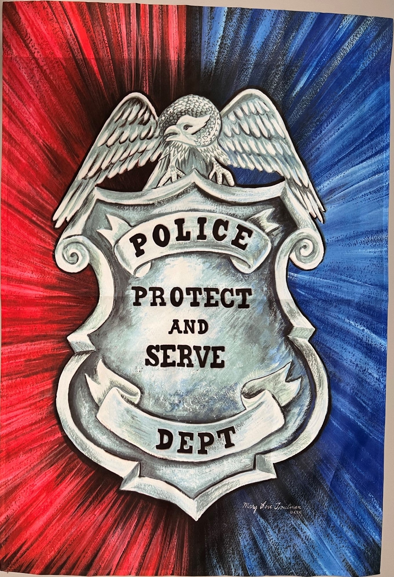 Police House Banner - Liberty Flag & Specialty